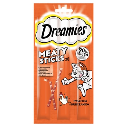 Przysmaki dla kota Meaty Sticks z Pysznym Kurczakiem - brand image